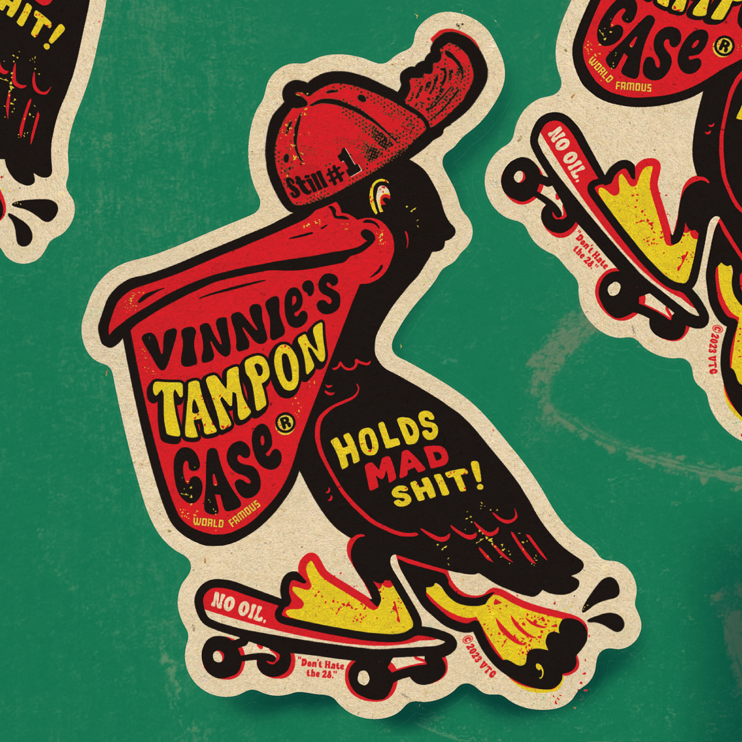 The FUNKY PELICAN sticker