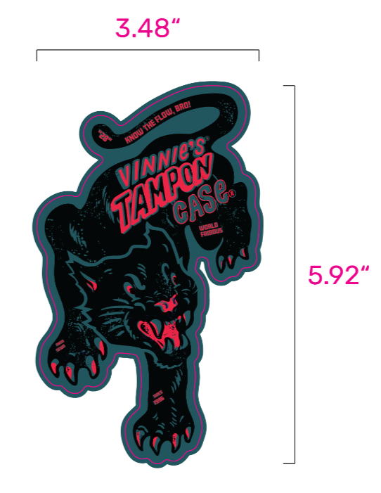The VINTAGE PANTHER Sticker